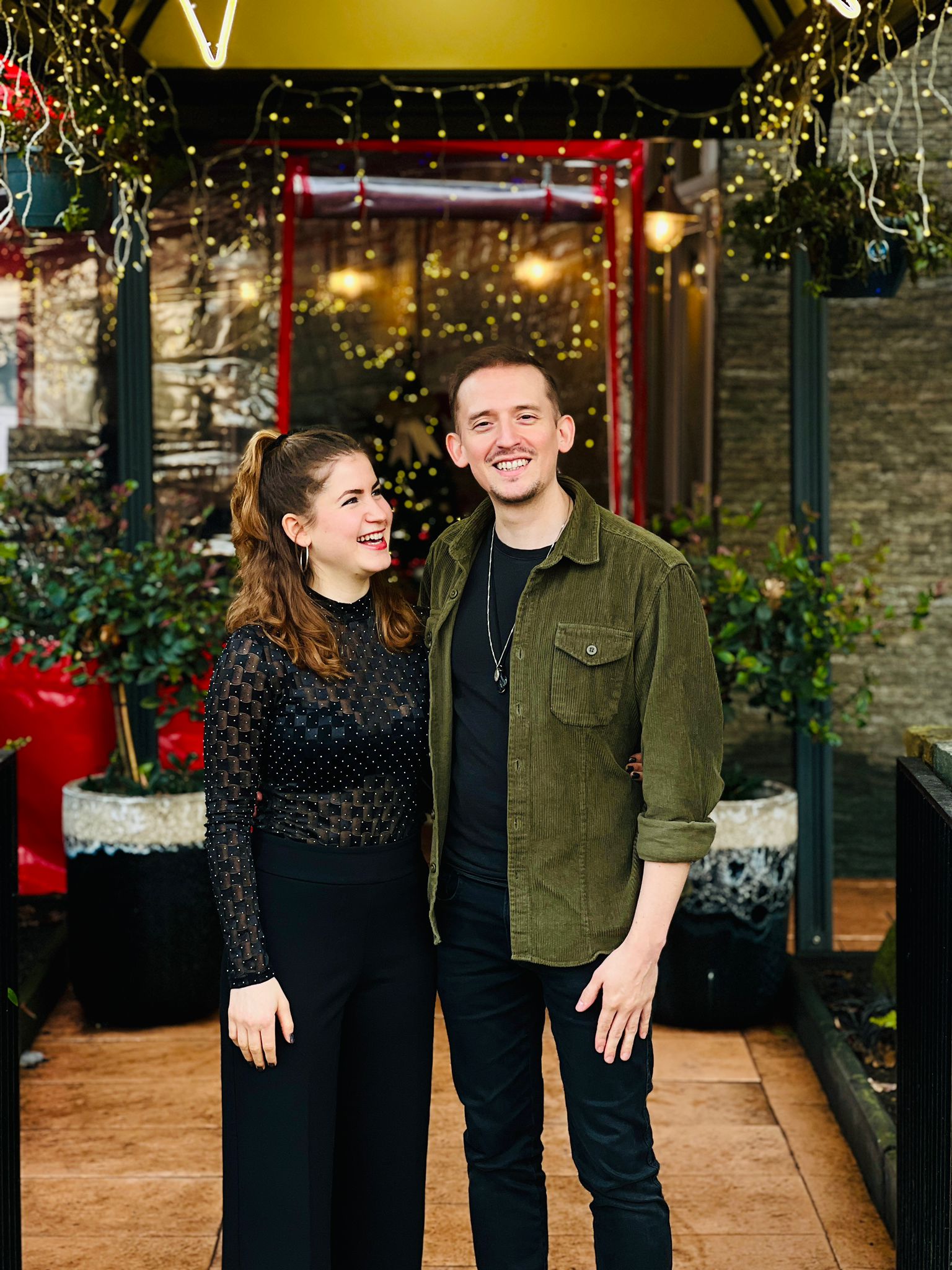 Christian und Laura – gemeinsamer Moment